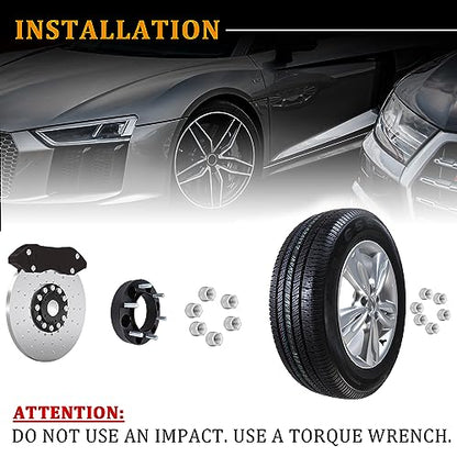BRTEC 1.25" 6x5.5 Hubcentric Wheel Spacers for Toyota Tacoma 4Runner - color: 4PCS/1.25"