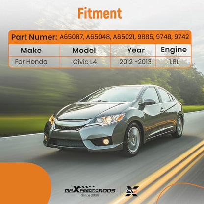 maXpeedingrods 3PCS Engine Motor & Trans Mount Set Kit for Honda Civic - size: for Honda Civic L4 1.8L 2012 -2013