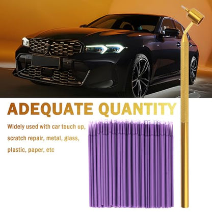 100PCS 0.5mm Paint Chip Repair Tool Fine Line,Micro Disposable Touch Up Paint Pen Kit Tool for Scratch Reparing,Universal Detailing Fine Line Painting Pens