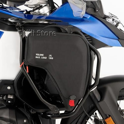 Motorcycle Tank Bar Guard Fit for BMW R1300GS ADV R 1300 GS Adventure Highway Crash Bar Fairing Frame Protection Bumper Engine Tank Guard Protector (Silver) - color: Silver