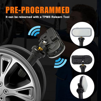 68249197AA TPMS Sensor 433MHz Tire Pressure Monitoring System - size: 68249197AA