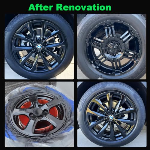 NADAMOO Gloss Black Spray Paint for Wheels - color: Glossy Black, size: 13 Ounce (Pack of 2)