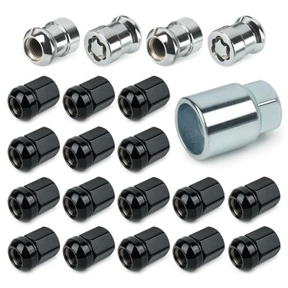 Wheel Lock Lug Nut Set (Short) 08W42-SCV-101 08W42-SCV-100 - size: Wheel Locks Lug Nut Set