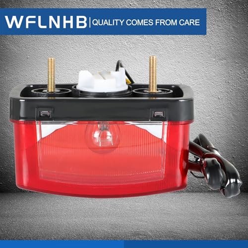 WFLNHB Tail light with Bulb Replacement for Yamaha Bruin 350 YFM350 2X4 4X4 2004 2005 2006 5KM-84710-01-00 5KM-84710-00-00 5KM-8472C-10-00
