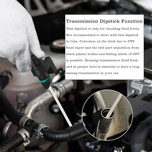 31086-JA00A CVT Fluid Oil Transmission Dipstick, Compatible with Nissan Altima 2007-2020 Rogue 2013-2022 Maxima Murano 2006-2022 Fluid ATF Level Indicator Dip Gauge Replace 31086-JA000 - size: 31086-JA00A