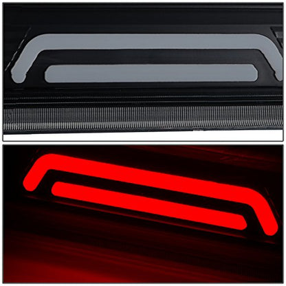 DNA MOTORING 3BL-COLO15-3D-LED-BK-SM Black Housing 3D LED Third Tail Brake Light [Compatible with 15-18 Colorado/Canyon] - color: Black Smoke