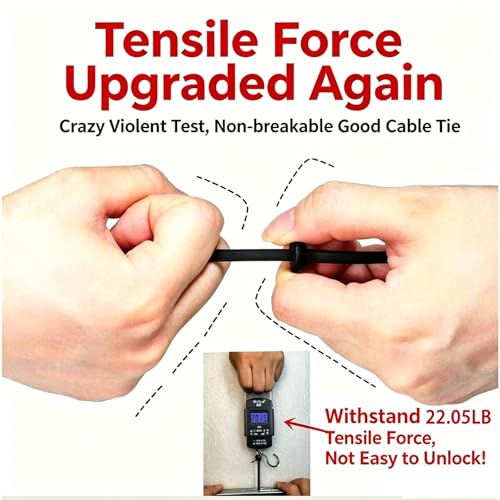 100PCS Nylon Cable Tie Buckle, Rivet Fasteners for Car Auto Repair