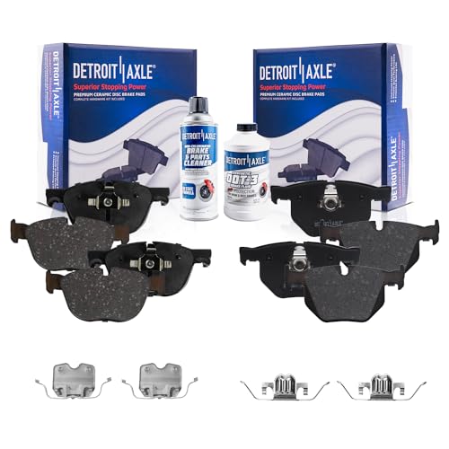 Detroit Axle - Brake Pad for 2007-2018 BMW X5 2010-2018 X6 - size: 6P2700132/Kit