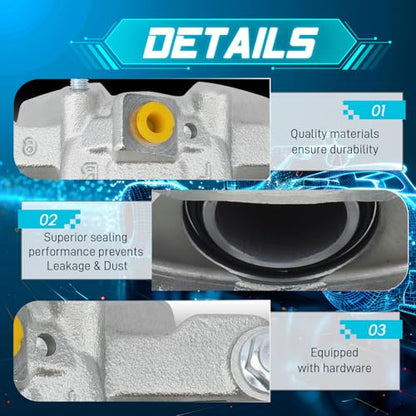 IRONTEK 19B2049 Front Right Passenger Side Brake Caliper - color: Right