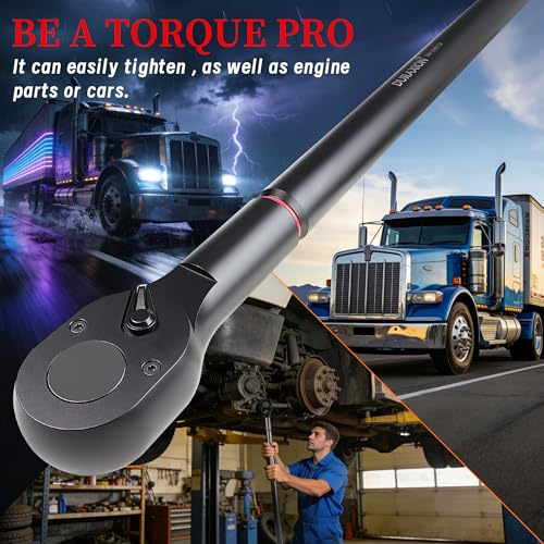 1-Inch Drive Torque Wrench 200-1500ft.lb/271.0-2032.5Nm - size: 1" 1PC