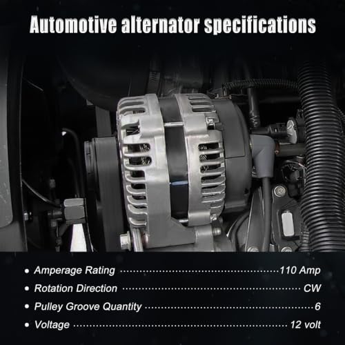 Alternator for 2007-2012 Nissan Altima L4 2.5, 2007-2012 Sentra 2.5 11258N - size: 2007-2012 Altima L4 2.5L