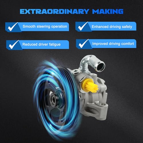 Power Steering Pump 20-2403 fit for 2009-2017 Traverse Enclave - size: 20-2403
