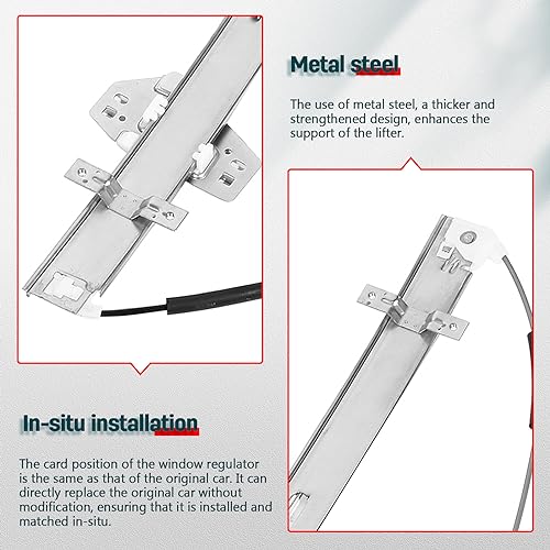FINDAUTO Power Window Regulator fits for 2003-2004 For Honda Odyssey