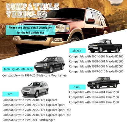 Front Stabilizer Sway Bar End Links Compatible With Ford Mazda - size: K7275