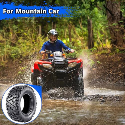 Set of 2 ATV Tires 26x9-14 All Terrain Tires, 26x9-14 ATV Tires 6PR Sand Mud Off-Road Tire, Tubeless - size: 26x9-14 6PR