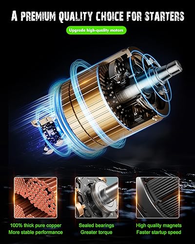 SCITOO Starter Fit For Jeep Grand Cherokee 2003-2004 L6 4.0L 17879N - size: 17879N