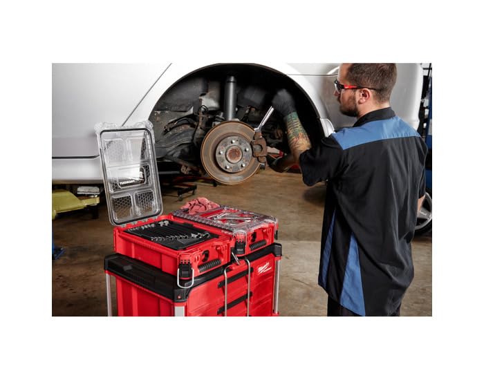 Milwaukee Electric - 15PC Metric Combination Wrench Set with PACKOUTTR