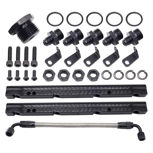 Billet Fuel Rail Kit Fits LS1 LS6 Intake Manifold 6AN W/Hardware