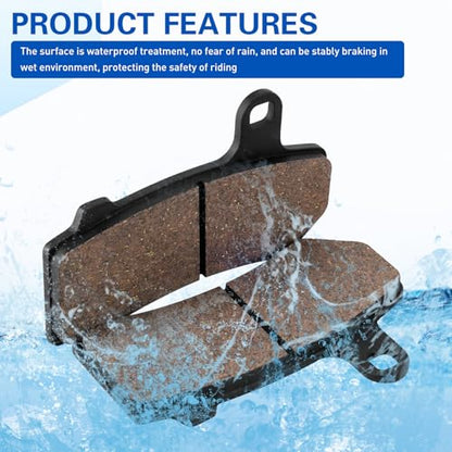Brake Pads for Harley Davidson Touring FLHTC Electra Glide Classic
