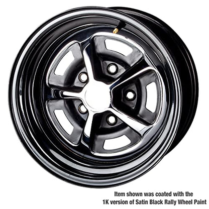 Eastwood 2K Catalyzed Aerospray Long Lasting Satin Black Rally Wheel Urethane Paint 12 oz