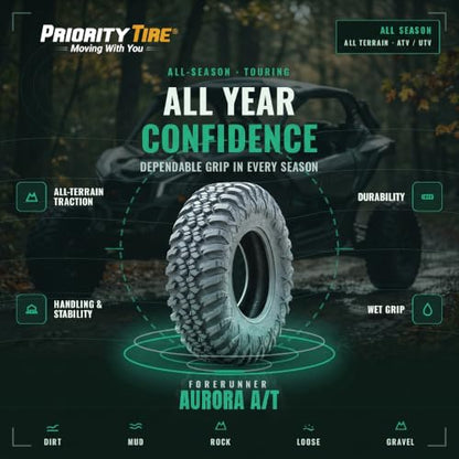 Forerunner Aurora A/T 28X10.00R14 64J All Terrain 8 Ply All Season Tire - size: 28X10.00R14