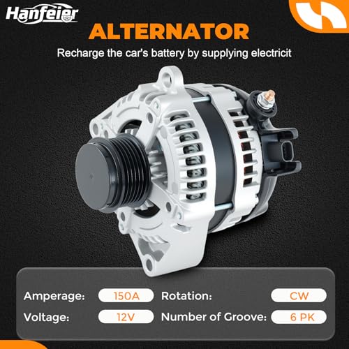 14007N Alternator for Cadillac Chevy GMC Escalade 2014–2020 - size: 14007