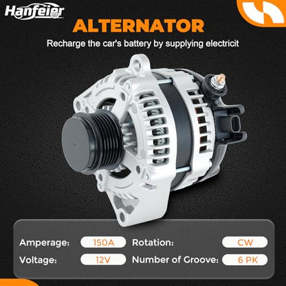 14007N Alternator for Cadillac Chevy GMC Escalade 2014–2020 - size: 14007
