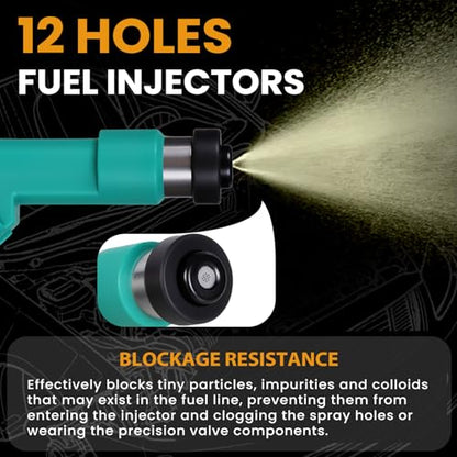 Fuel Injectors 23209-0H030 Compatible with Scion Toyota L4 2.4L 2005-2015 - size: 23209-0H030 4P