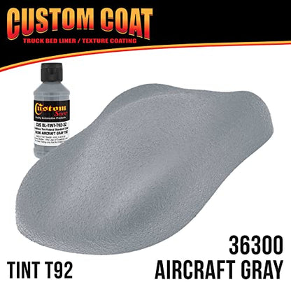Custom Coat Aircraft Gray Spray-On Urethane Truck Bed Liner Kit, 2 Gallons