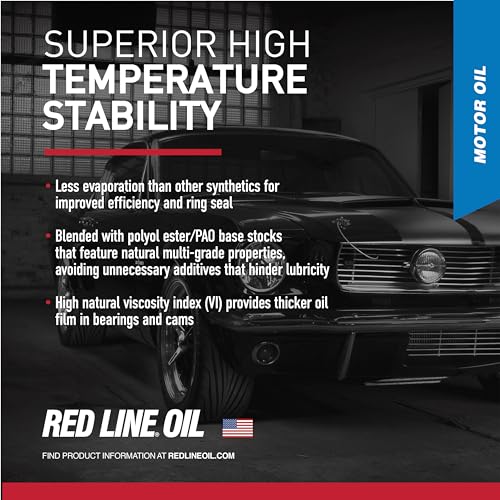 Red Line 15204 SAE 5W20 Fully Synthetic Motor Oil - 1 Quart (2 Pack) - size: Quart (2 Pack)