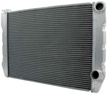 Allstar Performance ALL30035 26 in W x 19 in H x 2-1/4 in D Aluminum Dual Pass Radiator - size: 19" X 26"