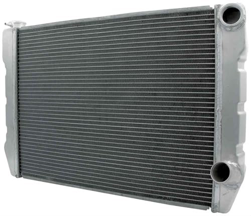 Allstar Performance ALL30035 26 in W x 19 in H x 2-1/4 in D Aluminum Dual Pass Radiator - size: 19" X 26"
