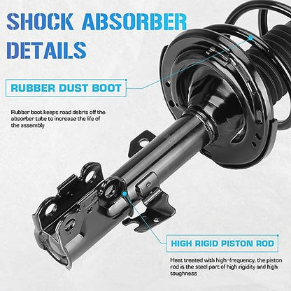 ILONPA Front Quick Struts Shocks for 2004 2005 2006 Toyota Camry