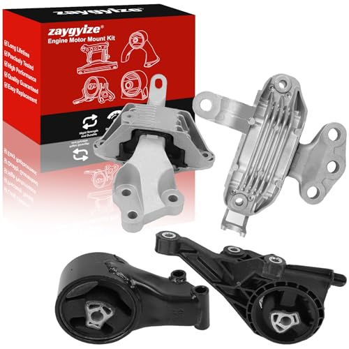 4Pcs Engine Motor Mounts Set Fit for Chevrolet Cruze 2011-2016 - size: 2011-2015 for Chevrolet Cruze 1.8L AUTO