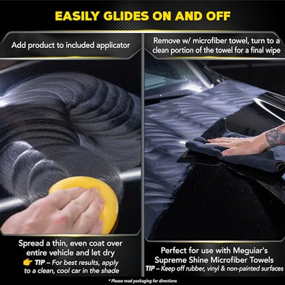 Meguiar's Gold Class Carnauba Plus Premium Paste Wax, 11 Oz
