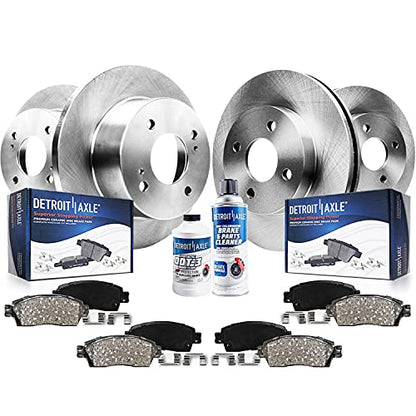 Detroit Axle - 8pc Brake Kit for 2002-2006 Mini Cooper - size: 10PR1200078/kit