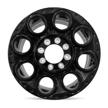 20x8 in Aluminum Wheel Rim 8 Lug 170mm 45mm Offset 124.9mm CB| Powder-Coated Black finish Fits 2023-2025 Ford F-250 | New OEM Take Off | PC3Z1007L - size: 20x8 inch 2023-2025 F-250