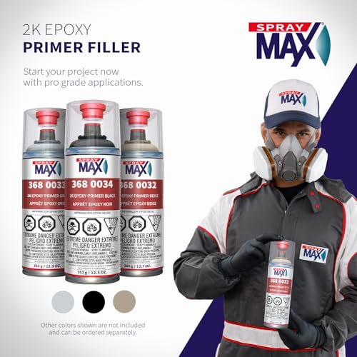 SprayMax 2K Epoxy Primer Beige | 2K Primer Automotive | Epoxy Spray Paint