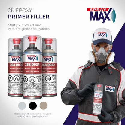 SprayMax 2K Epoxy Primer Beige | 2K Primer Automotive | Epoxy Spray Paint