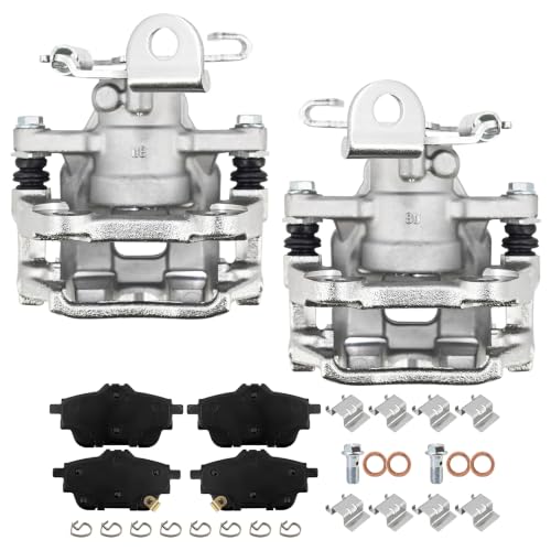 Rear Pair Brake Caliper Kit for Nissan Sentra 20-25 2.0 S SR SV - color: Rear Pair, size: with Pads