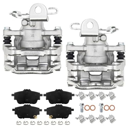 Rear Pair Brake Caliper Kit for Nissan Sentra 20-25 2.0 S SR SV - color: Rear Pair, size: with Pads