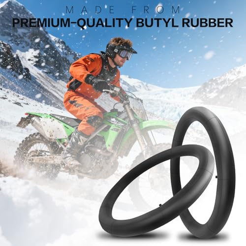 70/100-19 (2.75/3.00-19”) Butyl Rubber Dirt Bike Inner Tubes with TR4 Valve Stem Fits for Segway,Surron, Talaria, UltraBee, CRF, KLX, TTR125, KX100 Pit Dirt Bike Motorcycle - size: 2.75/3.00-19”