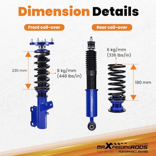 maXpeedingrods Coilovers for Ford Mustang S-197 2005-2014