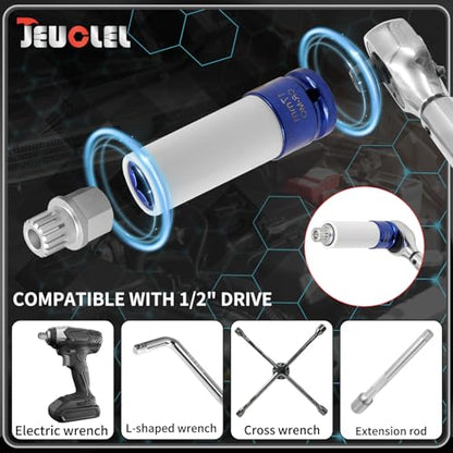 23PCS Wheel Locking Nut Key Kit Compatible with VW, Audi - color: 23PCS Kit