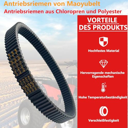 Drive Belt Suitable for CF Moto CF450 CF550 CForce 400 500 600 Swat Trail Tracker Snyper UForce ZForce 500 600 X5 X6 Z6 0180-055000-0001 Clutch Belt