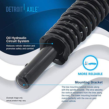 Detroit Axle - 2 Front Struts for 1996-2000 Honda Civic - size: 171291L_171291R/PAIR