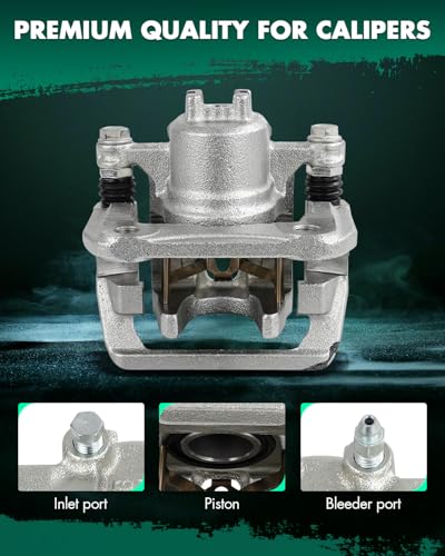SCITOO - Rear Right Disc Brake Caliper Assembly For Acura,For Honda - size: Rear Passenger[19B2910A]