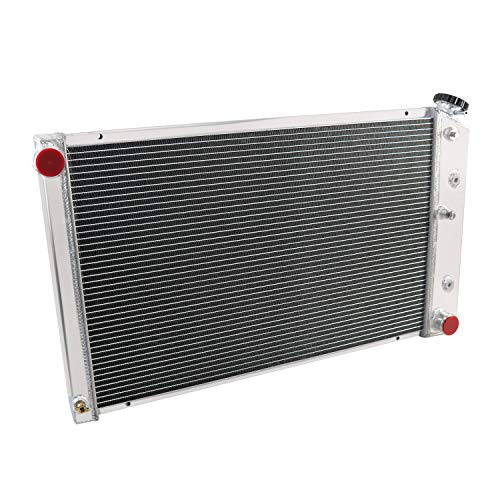 4 Rows Core Radiator Compatible for Chevy Camaro 1970-1981/ Monte Carlo 1980-1987 G-Body Oldsmobile Cutlass/Pontiac Grand Prix All Aluminum - size: 4 Core