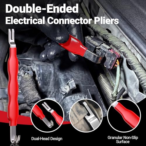 5 PCS Electrical Disconnect Pliers - Electrical Disconnect Pliers Set Locking Tab Disconnect for Car Sensors, Wiring Harnesses - size: 5