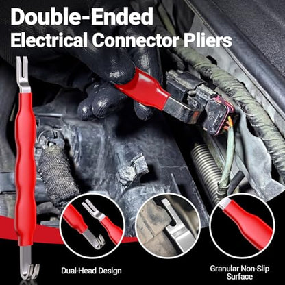 5 PCS Electrical Disconnect Pliers - Electrical Disconnect Pliers Set Locking Tab Disconnect for Car Sensors, Wiring Harnesses - size: 5